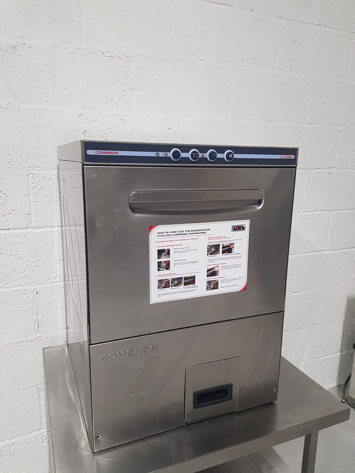 Secondhand Catering Equipment Front Loading Dish Washers Commender