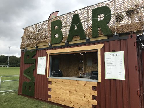 Shipping Container Bar with ROOF TERRACE - Shipping Container Bar with ROOF TERRACE -