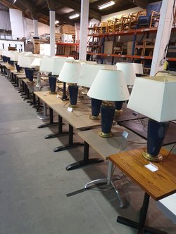Charming Job lot Mixed Ceramic Lustre Table Lamps