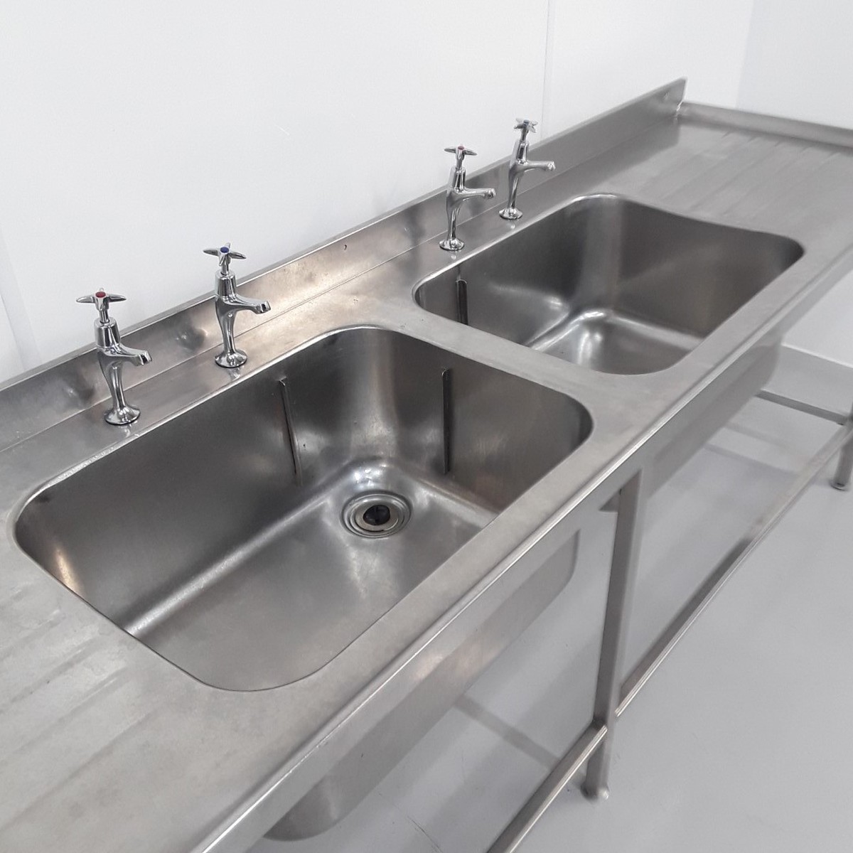 Secondhand Catering Equipment Double Sinks Used Stainless Double
