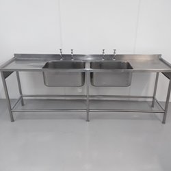 Used Stainless Double Sink