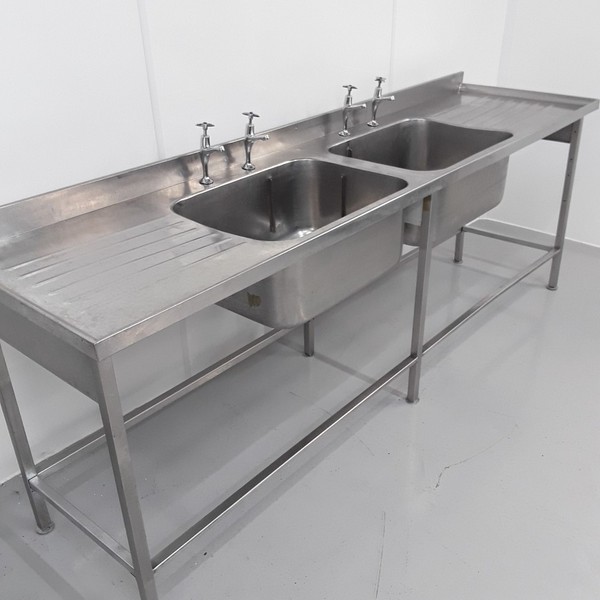 Secondhand Catering Equipment | Double Sinks | Used Stainless Double ...