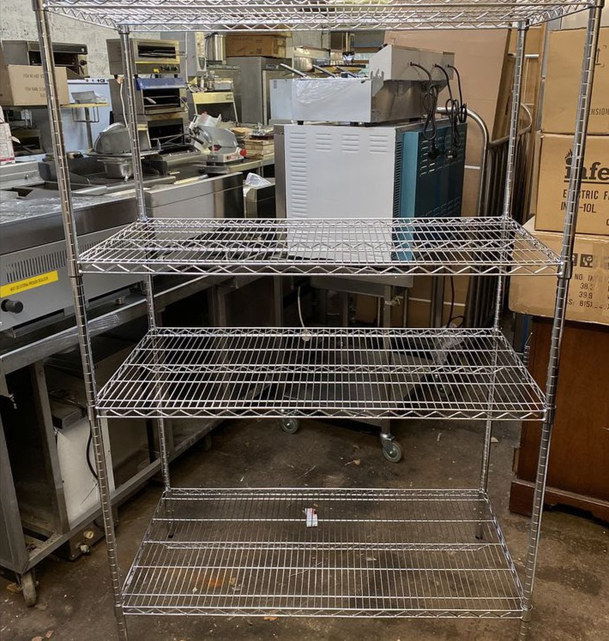 Secondhand Catering Equipment Shelves and Storage Racks 1200mm x