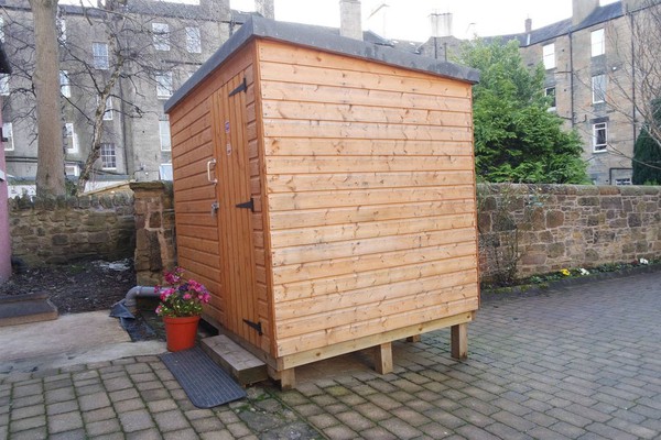 Wooden shed toilet block - perfect for campsite or renovations etc