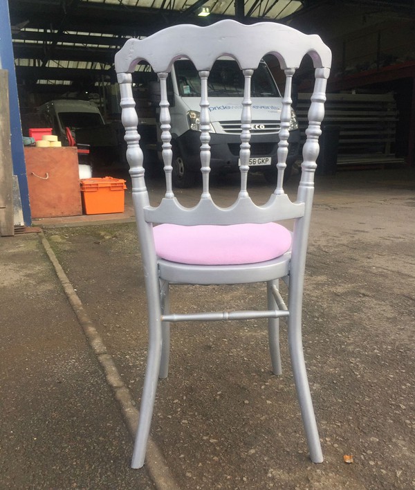 Silver Napoleon chairs for sale