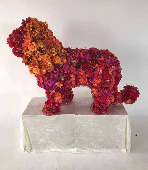 Floral Lion prop Floral Lion prop