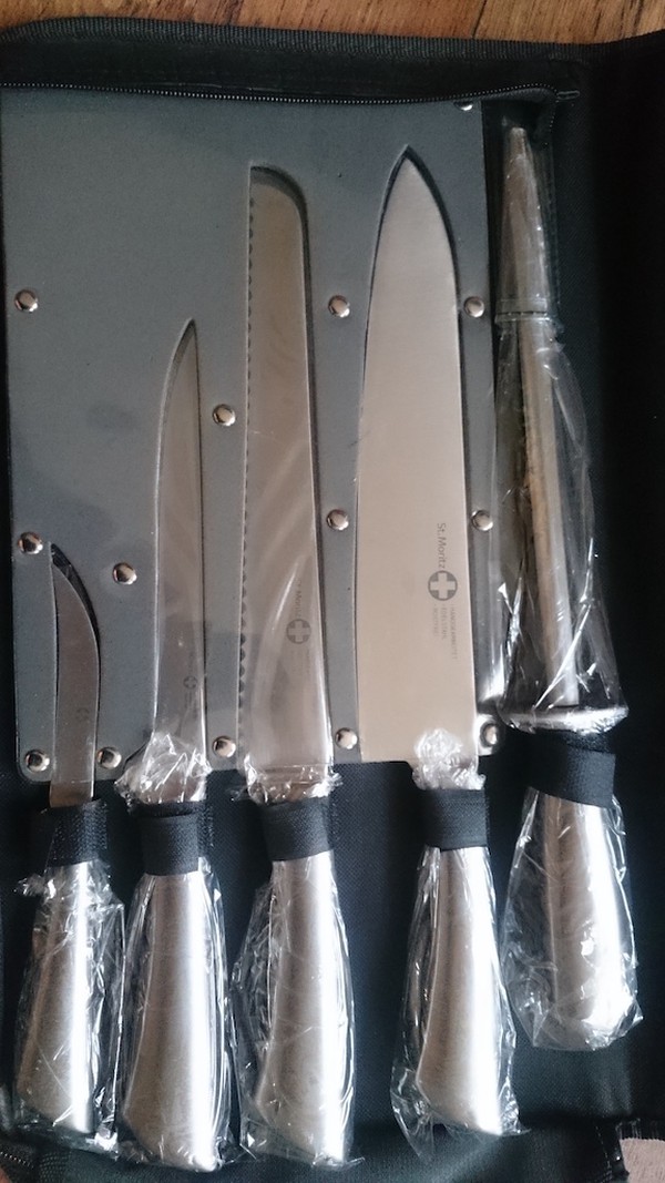 New St. Moritz 9 Pieces Chef's Knives