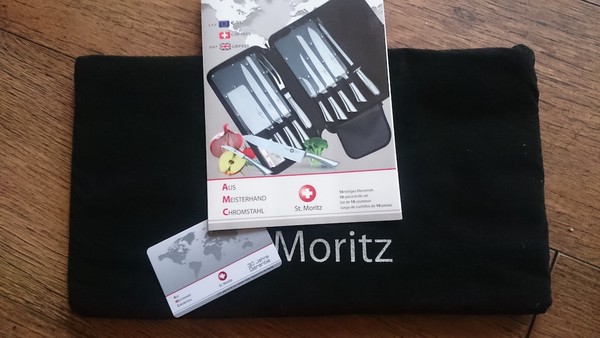 Set of St. Moritz 9 Pieces Chef's Knives