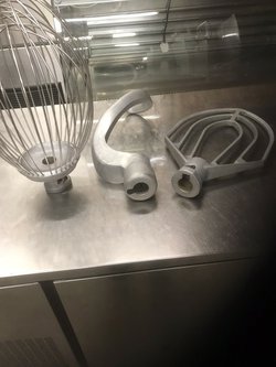 Hobart Mixer 60Qt beater, dough hook and beater