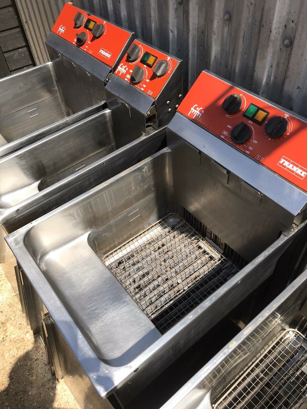 Secondhand Catering Equipment Electric Fryers 4x Fryers Two 3phz