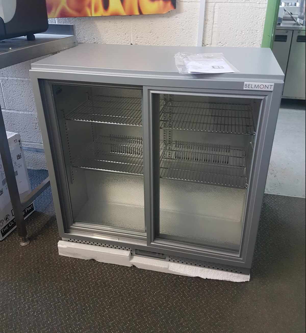 Secondhand Pub Equipment Bottle Fridges Brand New Belmont Sliding