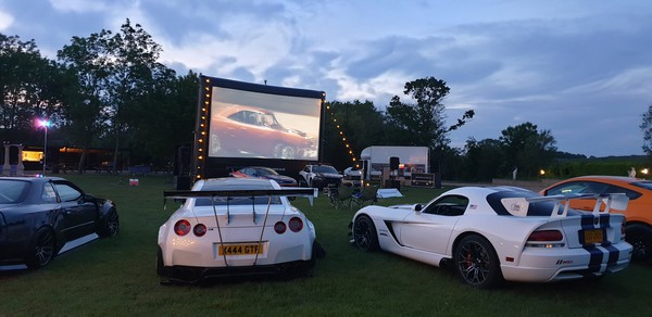 Complete Outdoor Movie Setup for sale