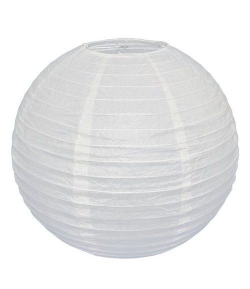 96x White Spherical Lanterns (Paper) 96x White Spherical Lanterns (Paper)