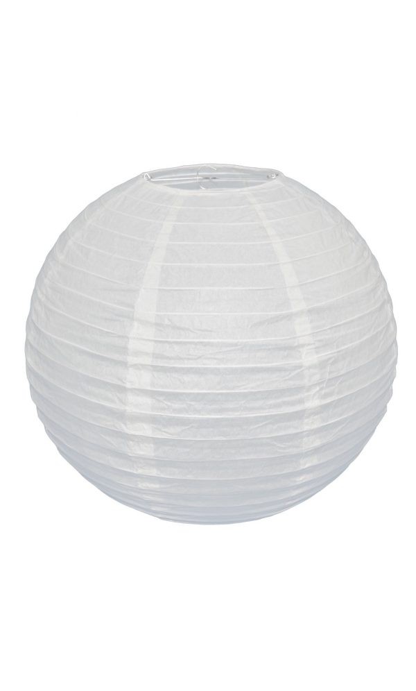 White Spherical Lanterns (Paper & Nylon)