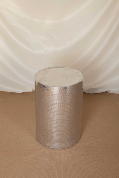 Beaten Metal Side Tables Beaten Metal Side Tables