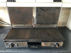 Double Cast Iron Panini Grill