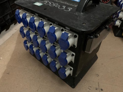 Selection of Rubber Box Distribution 32amp Single Selection of Rubber Box Distribution 32amp Single