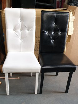Diamond Back Upholstered Chairs