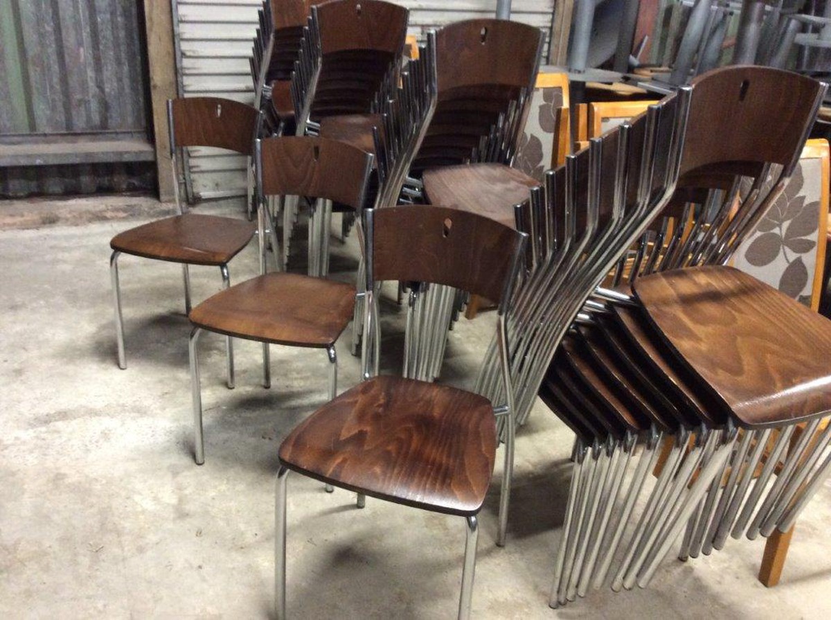 Secondhand Chairs and Tables | Cafe or Bistro Chairs | 35x ...