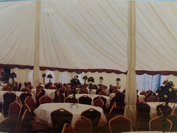 50' x 140' Traditional Marquee Interior