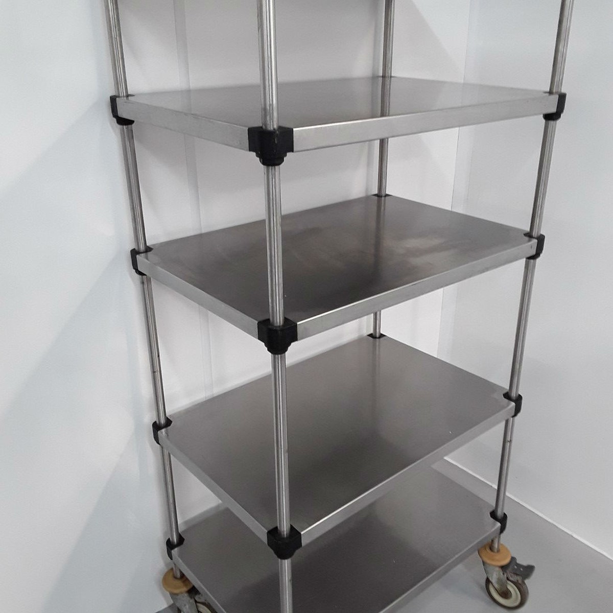 Secondhand Catering Equipment Shelves and Storage Racks Used Cidelcem 5 Tier Stainless Rack
