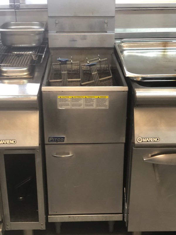 Secondhand Catering Equipment Gas Fryers Pitco Gas Commercial Fryer