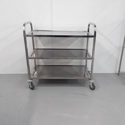 (10992) Brand New Imettos Stainless 3 Tier Trolley.