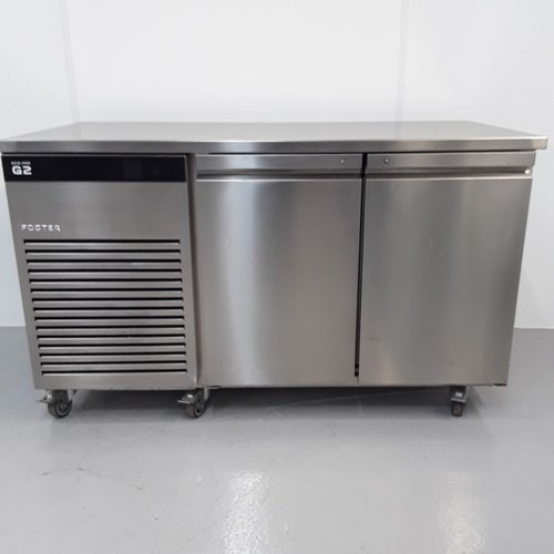 Used Foster EP1/2H 2 Door Bench Fridge	(11001)