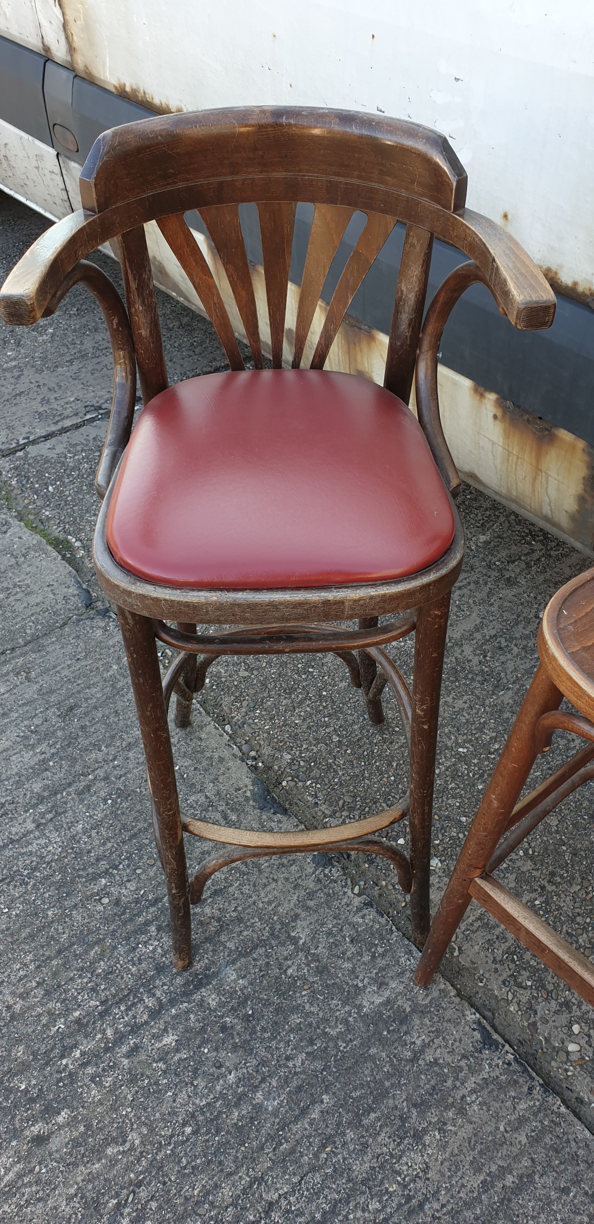 Secondhand Chairs and Tables Cafe or Bistro Chairs 16x Fanback High