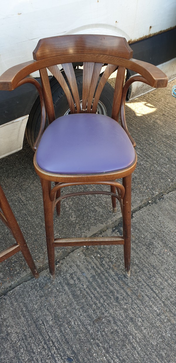 Secondhand Chairs and Tables Cafe or Bistro Chairs 16x Fanback High