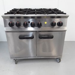 Used Lincat OG8002/N 6 Burner Range Cooker