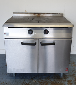 Gas range oven