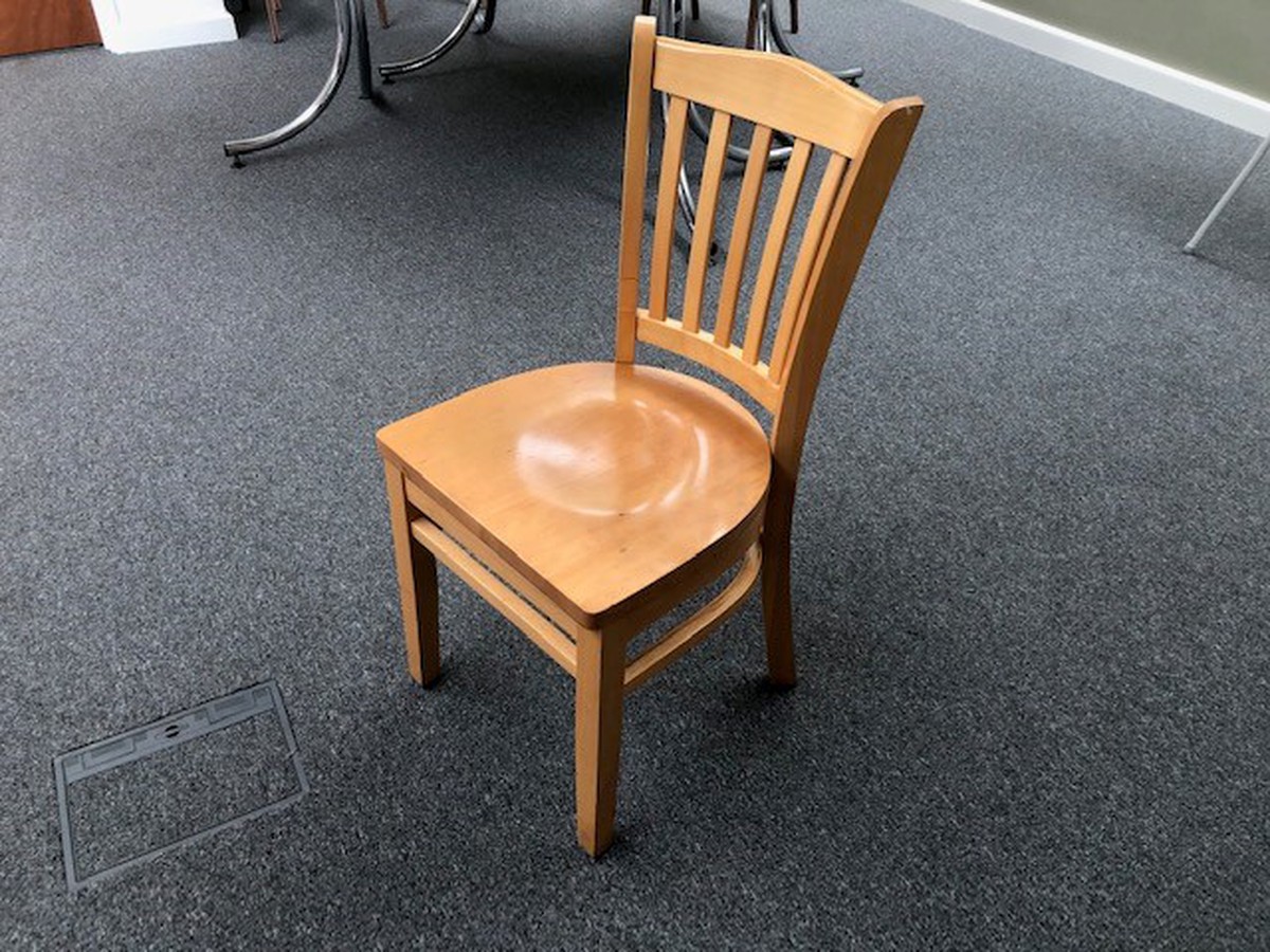 Secondhand Chairs and Tables Cafe or Bistro Chairs 50x Wooden