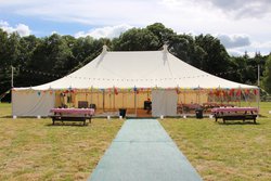 40' Wide Canvas Traditional Marquees
