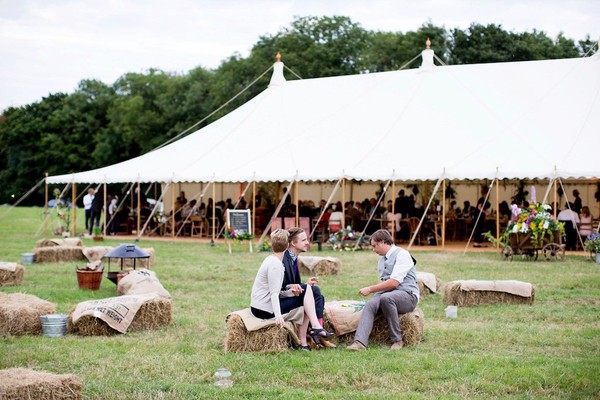 40' Wide Canvas Traditional Marquees for sale