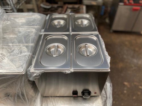 Brand New 4 Pan Wet Well Bain Marie