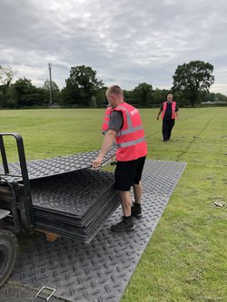 Trackway from Ground Guards MultiTrack Mats