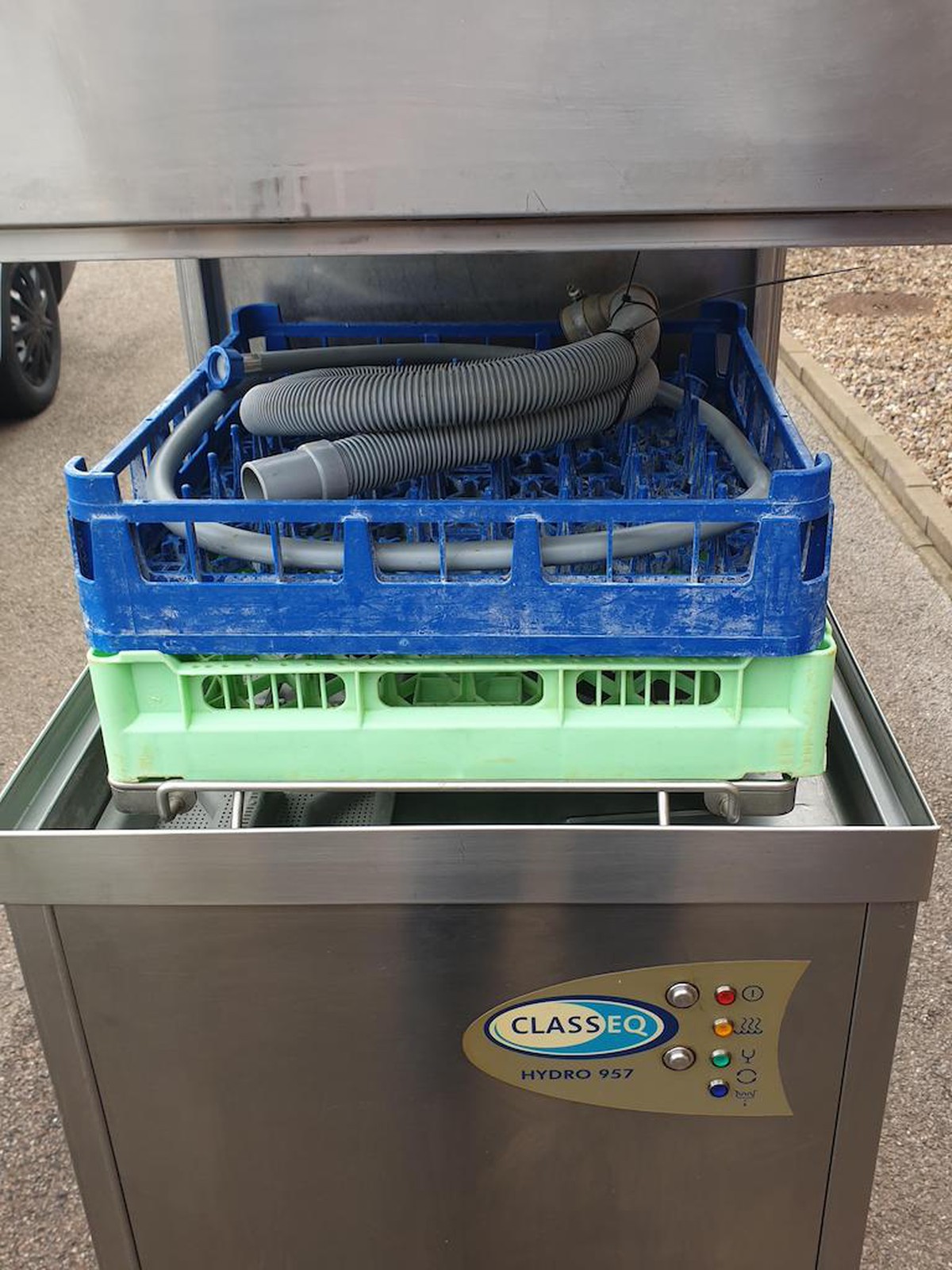 Secondhand Catering Equipment | Pass Through Dishwasher | Classeq Hydro 957 Pass Through