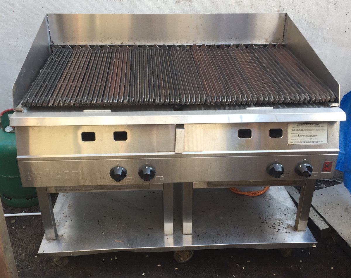 Secondhand Catering Equipment Char Grills Falcon 4 Burner Chargrill