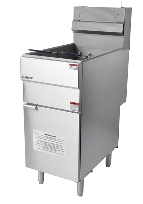 iMettos Gas Freestanding Single Tank Fryer 23Ltrs iMettos Gas Freestanding Single Tank Fryer 23Ltrs