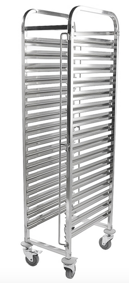 Stainless Steel Racking Trolley 16 Shelves for GN 1/1 Pans Stainless Steel Racking Trolley 16 Shelves for GN 1/1 Pans