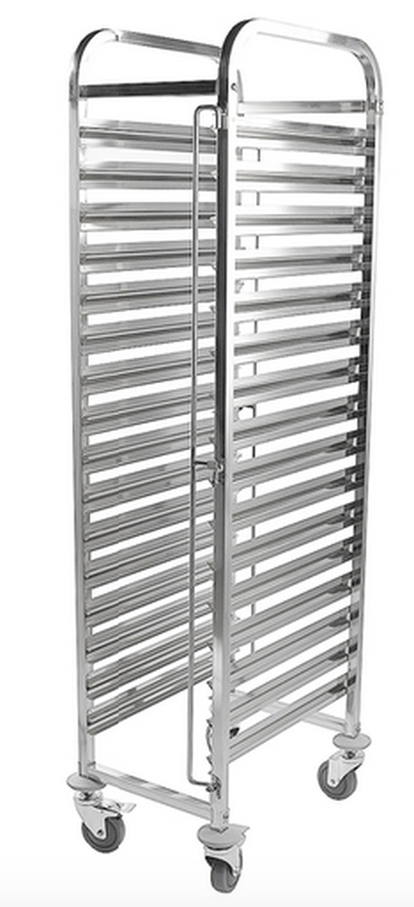 Stainless Steel Racking Trolley 16 Shelves for GN 1/1 Pans