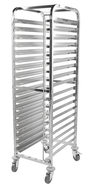 Stainless Steel Multifunctional Racking Trolley 18 Shelves