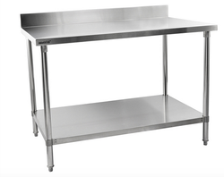 Stainless Steel Table 900 Wide with Splash Back