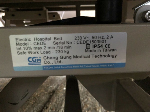 Chang Gung Medical Hospital bed
