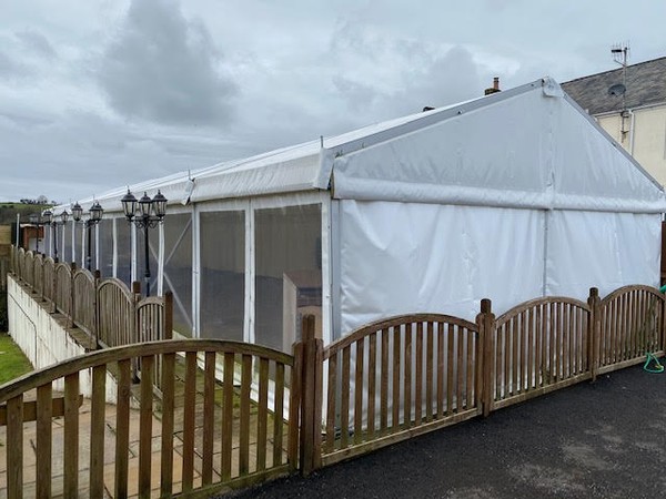 Roder 6m x 18m clearspan marquee for sale