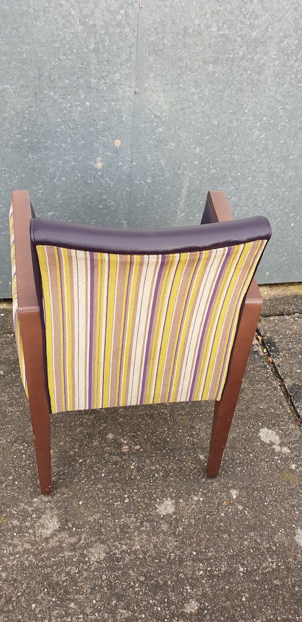 Purple Chair back detail