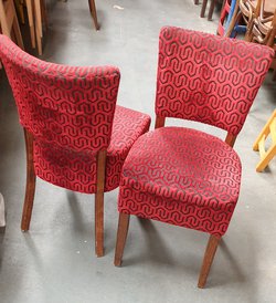 Red Oregon Side Chairs