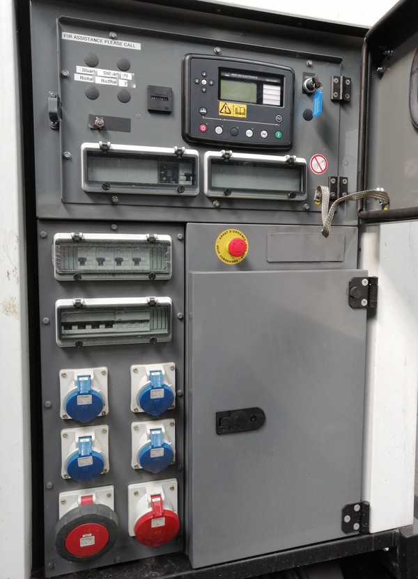 Control panel and outlets