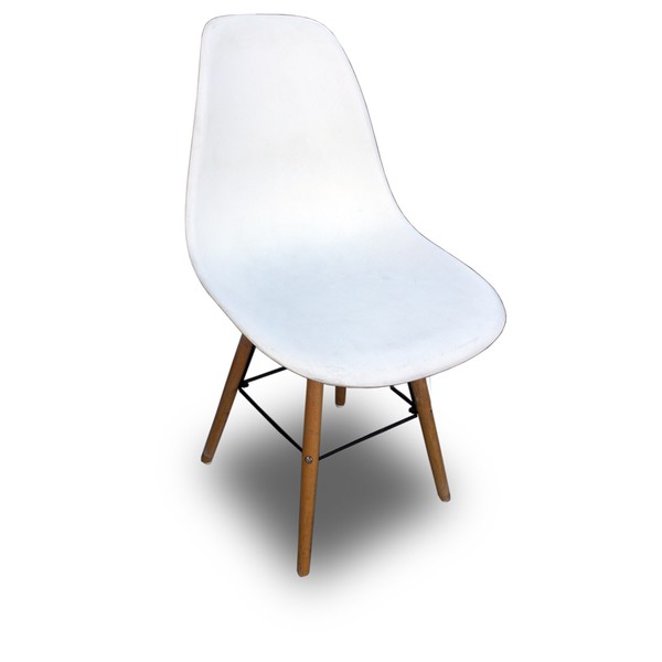 White Eames Style Eiffel Dining Chairs